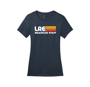 LRE STAFF Spirit Wear 2023-24 On-Demand-Womens Premium Tee Stripe Logo