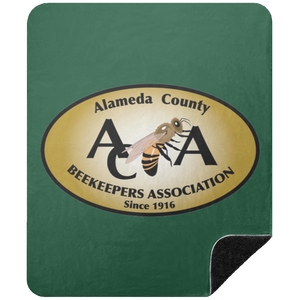 Alameda County Beekeepers Association On-Demand-BSHM Premium Black Sherpa Blanket 50x60