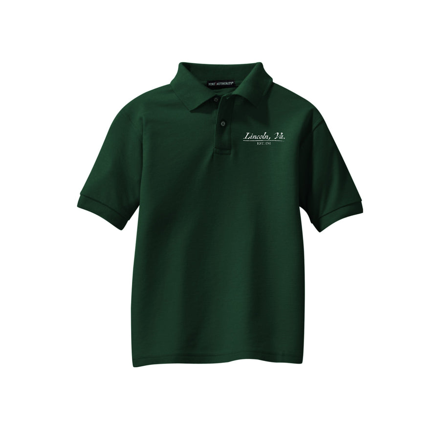Lincoln Community League-Youth Unisex Polo Left Chest