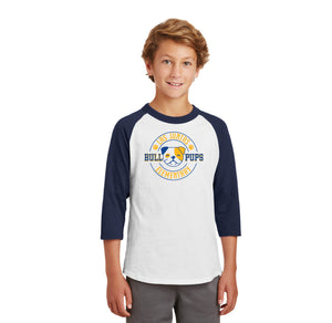 Las Juntas Elementary 2023-24 On-Demand-Youth Unisex Baseball Tee Circle Logo