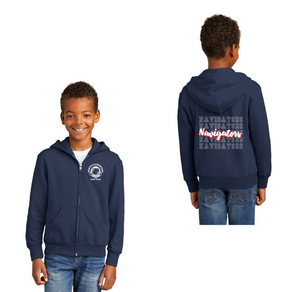 North Elementary Spirit Wear 2024-25 On-Demand-Youth Unisex Full-Zip Hooded Sweatshirt