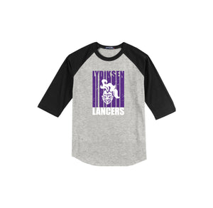 Lydiksen Elementary Spirit Wear 2024/25 On-Demand-Adult Unisex Baseball Tee Stripe