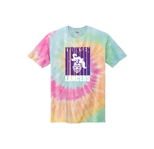 Lydiksen-Youth Unisex Tie-Dye Shirt Stripe Logo