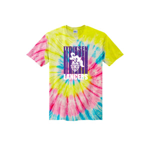 Lydiksen-Youth Unisex Tie-Dye Shirt Stripe Logo