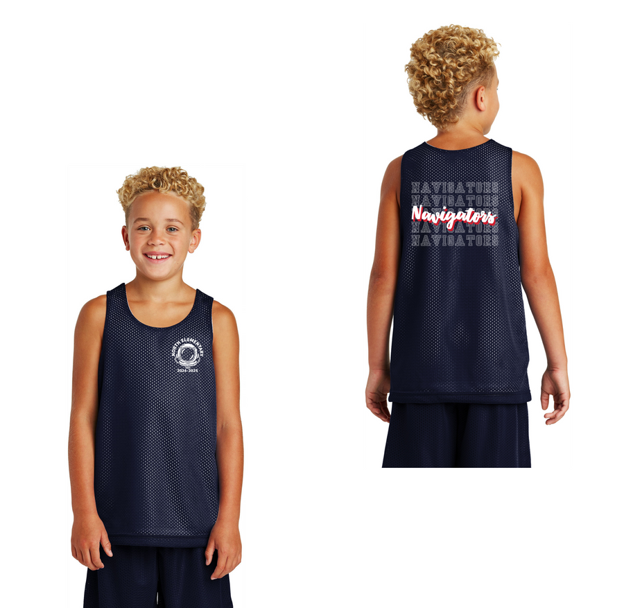 North Elementary Spirit Wear 2024-25 On-Demand-Youth Unisex Classic Mesh Reversible Tank