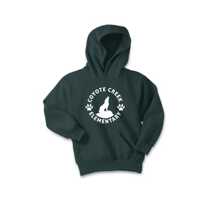 Coyote Creek Spirit Wear 2024-25 On-Demand-Youth Unisex Port & Company Hoodie Center Chest