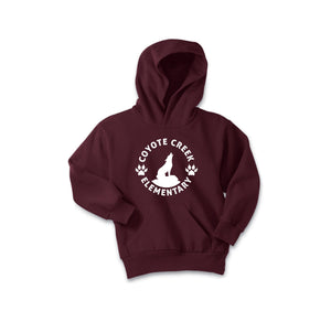 Coyote Creek Spirit Wear 2024-25 On-Demand-Youth Unisex Port & Company Hoodie Center Chest