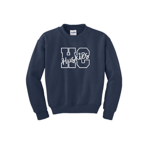 Hicks Canyon - Youth Unisex Crewneck Sweatshirt On-Demand Huskies