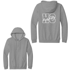 Hicks Canyon - Adult Unisex Full-Zip Hooded Sweatshirt On-Demand Huskies