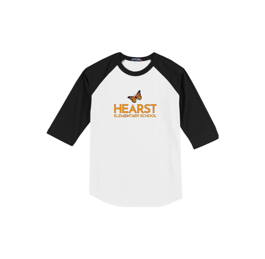 Hearst Elementary 2024-25 Spirit Wear On-Demand-Adult Unisex Baseball Tee On-Demand HES