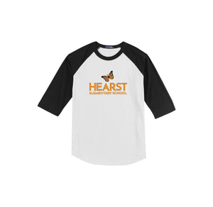 Hearst Elementary 2024-25 Spirit Wear On-Demand-Youth Unisex Baseball Tee On-Demand HES