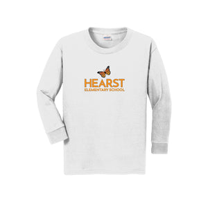 Hearst Elementary 2024-25 Spirit Wear On-Demand-Youth Unisex Long Sleeve Tee On-Demand HES