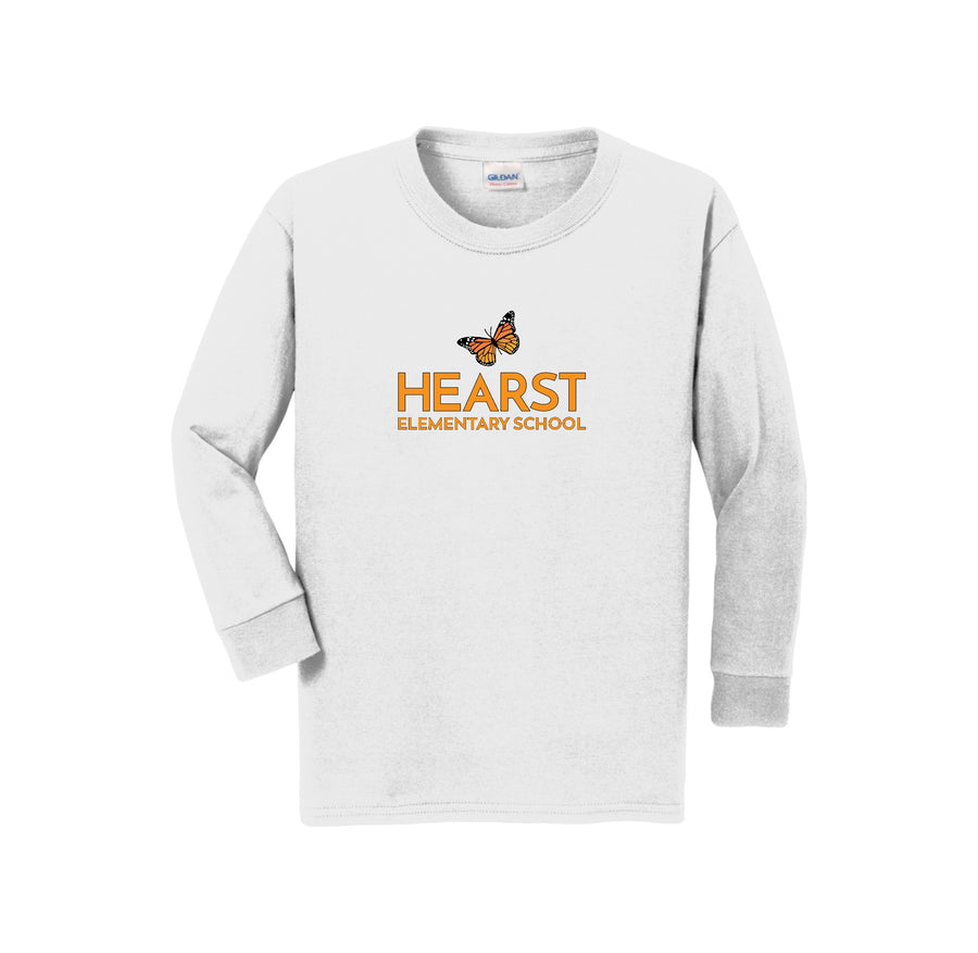 Hearst Elementary 2024-25 Spirit Wear On-Demand-Youth Unisex Long Sleeve Tee On-Demand HES