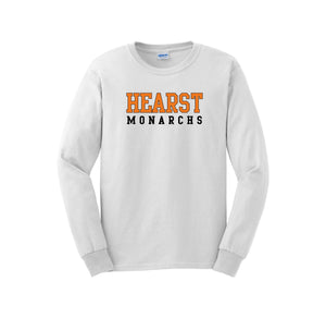 Hearst Elementary 2024-25 Spirit Wear On-Demand-Adult Unisex Long Sleeve Tee On-Demand Bold Typographic