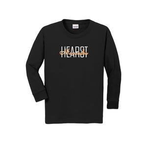 Hearst Elementary 2024-25 Spirit Wear On-Demand-Youth Unisex Long Sleeve Tee On-Demand Cursive Typographic