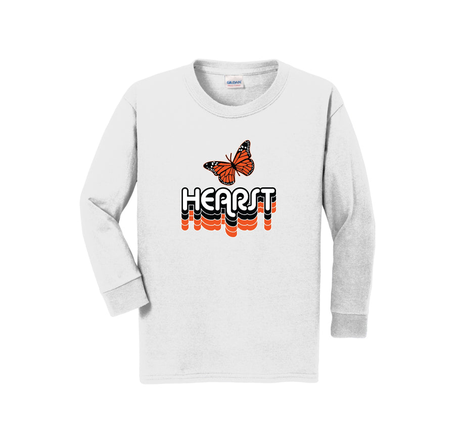 Hearst Elementary 2024-25 Spirit Wear On-Demand-Youth Unisex Long Sleeve Tee On-Demand Shadow