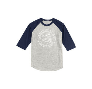 George Washington Spirit Wear 2023/24-Youth Unisex Baseball Tee On-Demand_