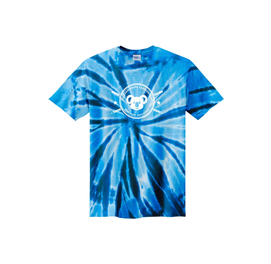 Delevan-Youth Unisex Tie-Dye Shirt On-Demand Koala