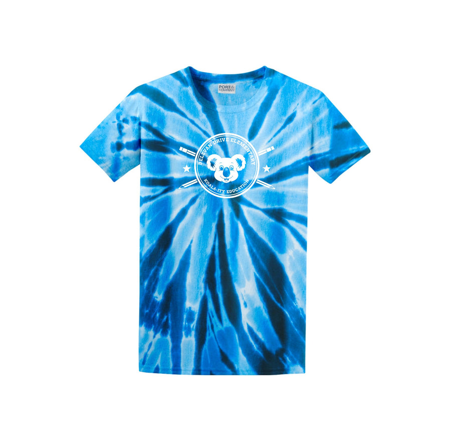 Delevan-Adult Unisex Tie-Dye Shirt On-Demand Koala