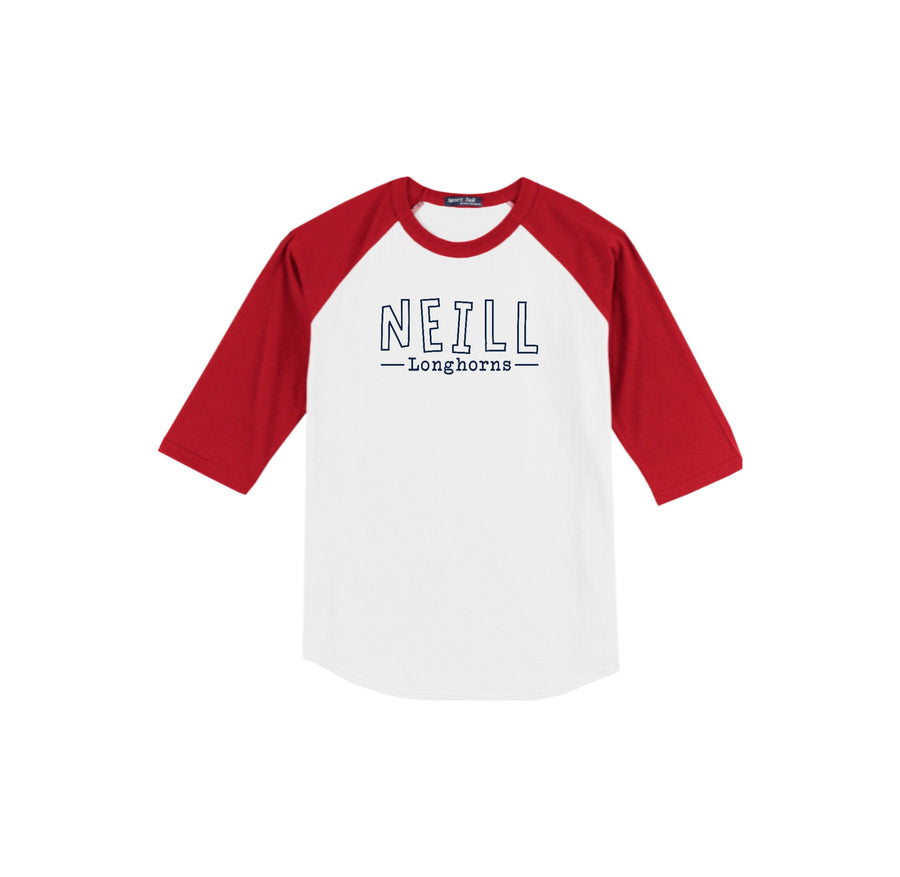 Neill Elementary Spirit Wear 2023/24 On-Demand-Adult Unisex Baseball Tee On-Demand