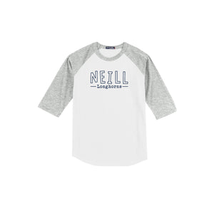 Neill Elementary Spirit Wear 2023/24 On-Demand-Adult Unisex Baseball Tee On-Demand