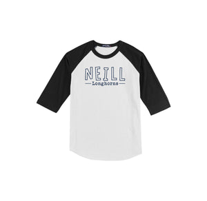 Neill Elementary Spirit Wear 2023/24 On-Demand-Youth Unisex Baseball Tee On-Demand