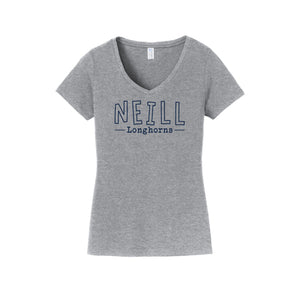 Neill Elementary Spirit Wear 2023/24 On-Demand-Womens Fan Favorite V-Neck Tee On-Demand