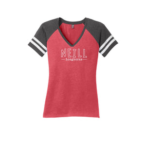 Neill Elementary Spirit Wear 2023/24 On-Demand-Womens Premium Game V-Neck Tee On-Demand