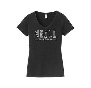 Neill Elementary Spirit Wear 2023/24 On-Demand-Womens Fan Favorite V-Neck Tee On-Demand