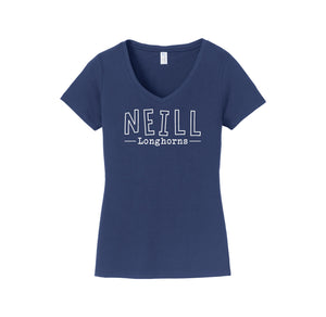 Neill Elementary Spirit Wear 2023/24 On-Demand-Womens Fan Favorite V-Neck Tee On-Demand