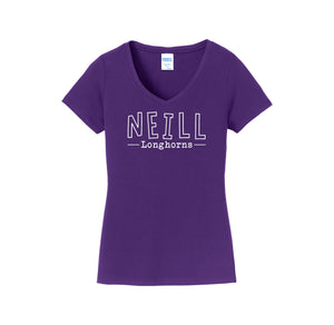 Neill Elementary Spirit Wear 2023/24 On-Demand-Womens Fan Favorite V-Neck Tee On-Demand