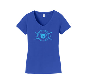 Delevan-Womens Fan Favorite V-Neck Tee On-Demand Koala