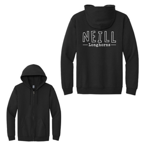 Neill Elementary Spirit Wear 2023/24 On-Demand-Adult Unisex Full-Zip Hooded Sweatshirt On-Demand