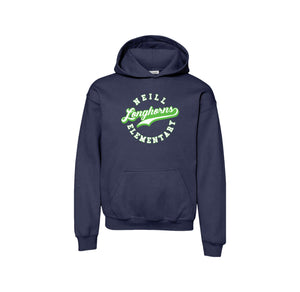 Neill Elementary Spirit Wear 2023/24 On-Demand-Youth Unisex Hoodie On-Demand Lime Logo