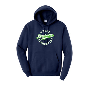 Neill Elementary Spirit Wear 2023/24 On-Demand-Adult Unisex Hoodie On-Demand Lime Logo