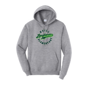 Neill Elementary Spirit Wear 2023/24 On-Demand-Adult Unisex Hoodie On-Demand Lime Logo