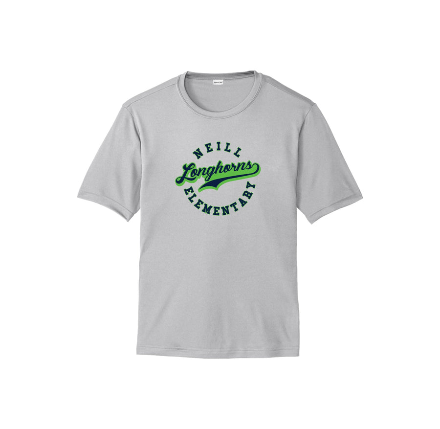 Neill Elementary Spirit Wear 2023/24 On-Demand-Adult Unisex Dri-Fit Shirt On-Demand Lime Logo