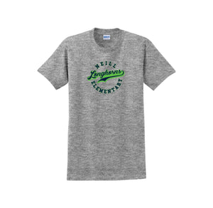 Neill Elementary Spirit Wear 2023/24 On-Demand-Adult Unisex T-Shirt On-Demand Lime Logo