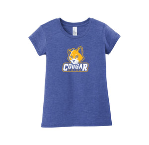 Kapowsin Elementary Spirit Wear 2023-24 On-Demand-Girls Youth Premium Tee On-Demand Cougar Mascot