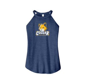 Kapowsin Elementary Spirit Wear 2023-24 On-Demand-Womens Premium Perfect Tri Rocker Tank On-Demand Cougar Mascot