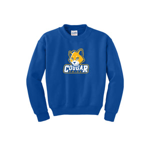 Kapowsin Elementary Spirit Wear 2023-24 On-Demand-Youth Unisex Crewneck Sweatshirt On-Demand Cougar Mascot