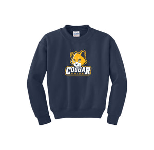 Kapowsin Elementary Spirit Wear 2023-24 On-Demand-Youth Unisex Crewneck Sweatshirt On-Demand Cougar Mascot