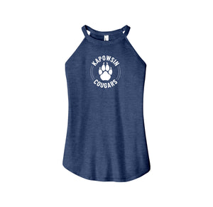 Kapowsin Elementary Spirit Wear 2023-24 On-Demand-Womens Premium Perfect Tri Rocker Tank On-Demand Paw