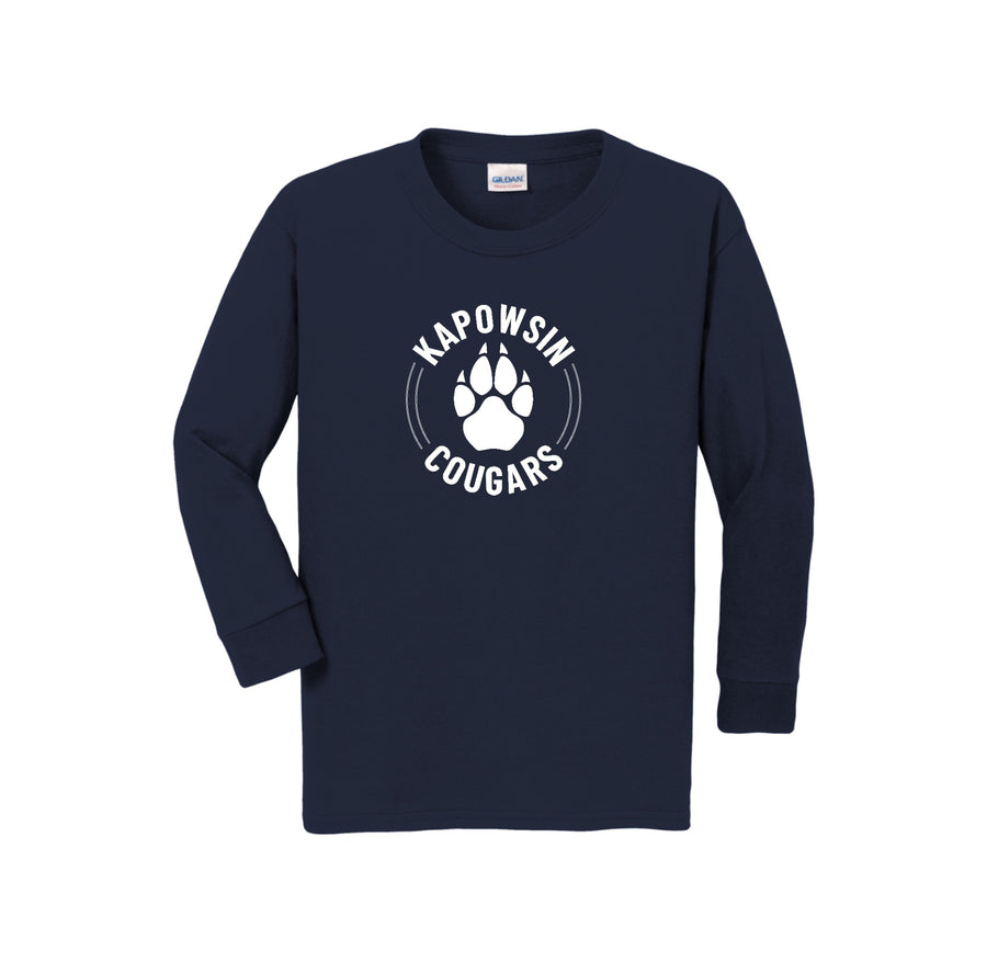 Kapowsin Elementary Spirit Wear 2023-24 On-Demand-Youth Unisex Long Sleeve Tee On-Demand  Paw