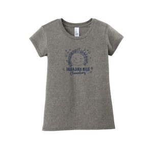 Tassajara-Girls Youth Premium Tee On-Demand Earth Logo