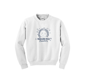 Tassajara-Youth Unisex Crewneck Sweatshirt On-Demand Earth Logo