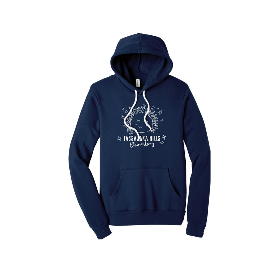 Tassajara Hills Elementary Spirit Wear 2023/24 On-Demand-Adult Unisex Premium Sponge Fleece Pullover Hoodie On-Demand Earth Logo