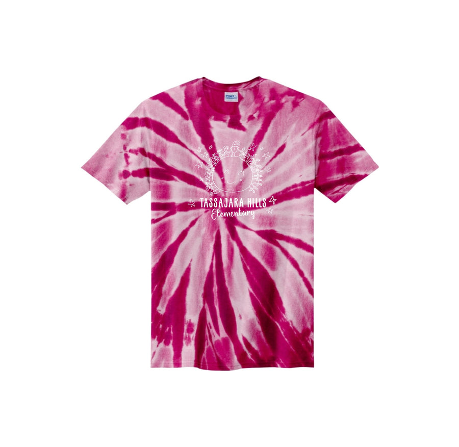 Tassajara-Youth Unisex Tie-Dye Shirt On-Demand Earth Logo