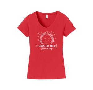 Tassajara-Womens Fan Favorite V-Neck Tee On-Demand Earth Logo