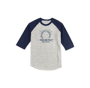 Tassajara-Youth Unisex Baseball Tee On-Demand Earth Logo